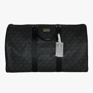 Michael Kors Monogram Black Duffel Bag